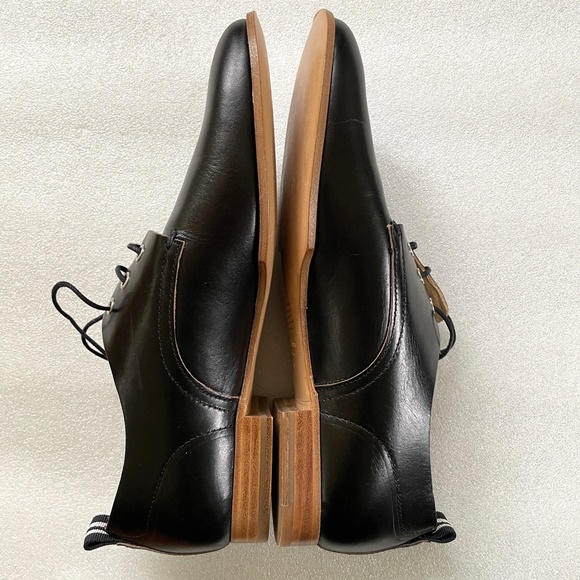 Rag & Bone Audrey Black Leather Oxfords - Picture 4 of 14
